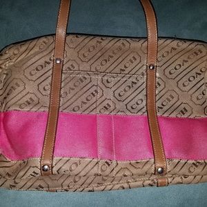 Authentic coach purse